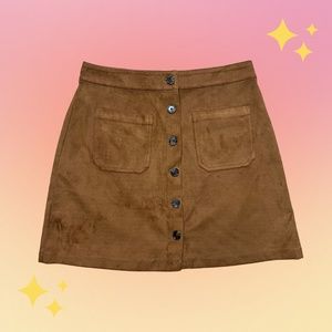 Marine Layer Suede Skirt